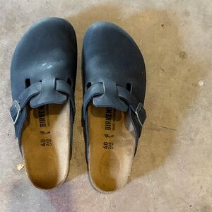Birkenstock Black Slip-On Sandals